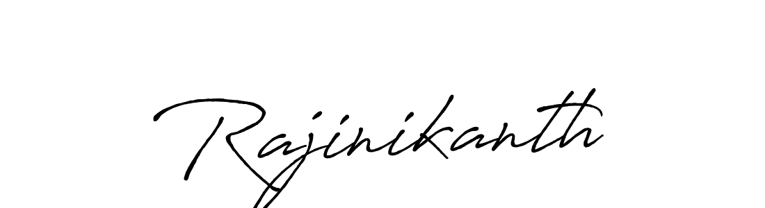 Make a beautiful signature design for name Rajinikanth. With this signature (Antro_Vectra_Bolder) style, you can create a handwritten signature for free. Rajinikanth signature style 7 images and pictures png