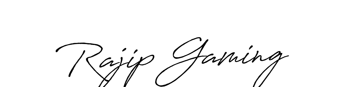 How to make Rajip Gaming signature? Antro_Vectra_Bolder is a professional autograph style. Create handwritten signature for Rajip Gaming name. Rajip Gaming signature style 7 images and pictures png