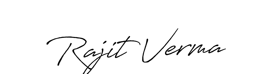 Make a beautiful signature design for name Rajit Verma. Use this online signature maker to create a handwritten signature for free. Rajit Verma signature style 7 images and pictures png
