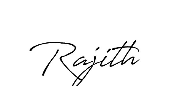 Also we have Rajith name is the best signature style. Create professional handwritten signature collection using Antro_Vectra_Bolder autograph style. Rajith signature style 7 images and pictures png