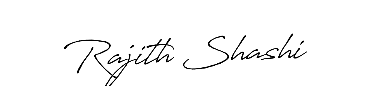 How to make Rajith Shashi signature? Antro_Vectra_Bolder is a professional autograph style. Create handwritten signature for Rajith Shashi name. Rajith Shashi signature style 7 images and pictures png