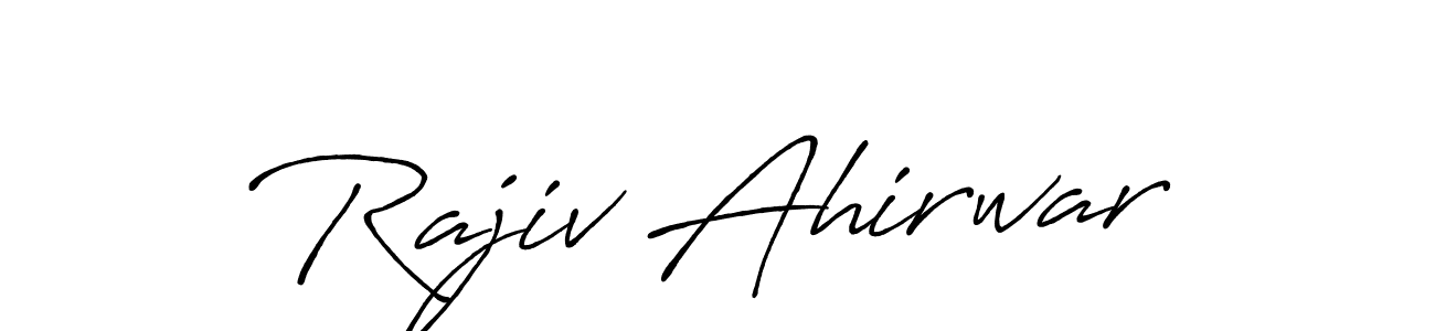 This is the best signature style for the Rajiv Ahirwar name. Also you like these signature font (Antro_Vectra_Bolder). Mix name signature. Rajiv Ahirwar signature style 7 images and pictures png