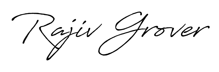 The Antro_Vectra_Bolder typeface gives name Rajiv Grover a refined look. Suitable for certificates, diplomas, and official verification. Rajiv Grover signature style 7 images and pictures png
