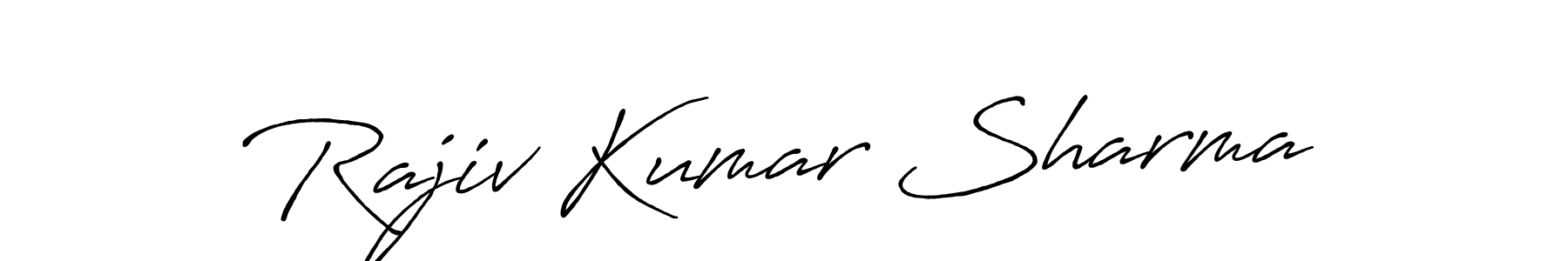 You should practise on your own different ways (Antro_Vectra_Bolder) to write your name (Rajiv Kumar Sharma) in signature. don't let someone else do it for you. Rajiv Kumar Sharma signature style 7 images and pictures png