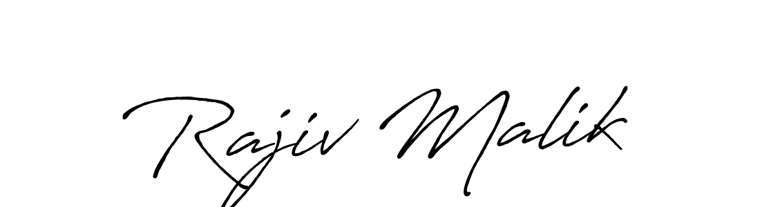 It looks lik you need a new signature style for name Rajiv Malik. Design unique handwritten (Antro_Vectra_Bolder) signature with our free signature maker in just a few clicks. Rajiv Malik signature style 7 images and pictures png