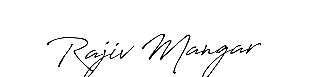 You can use this online signature creator to create a handwritten signature for the name Rajiv Mangar. This is the best online autograph maker. Rajiv Mangar signature style 7 images and pictures png