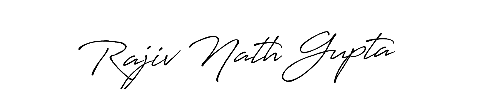 Design your own signature with our free online signature maker. With this signature software, you can create a handwritten (Antro_Vectra_Bolder) signature for name Rajiv Nath Gupta. Rajiv Nath Gupta signature style 7 images and pictures png