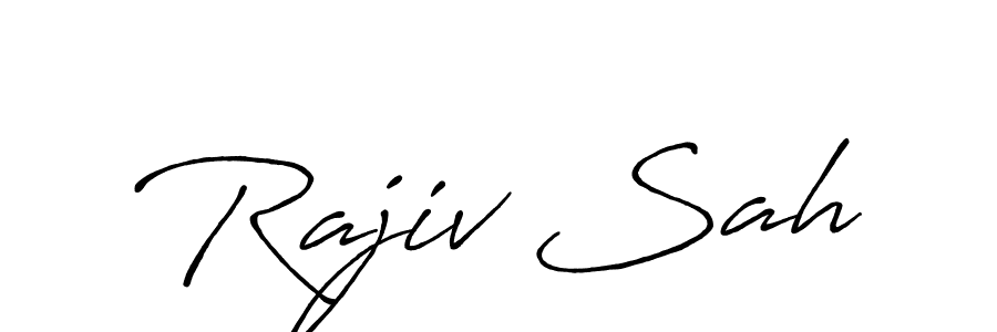How to make Rajiv Sah signature? Antro_Vectra_Bolder is a professional autograph style. Create handwritten signature for Rajiv Sah name. Rajiv Sah signature style 7 images and pictures png