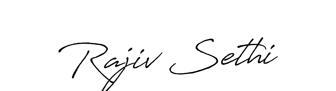 How to make Rajiv Sethi signature? Antro_Vectra_Bolder is a professional autograph style. Create handwritten signature for Rajiv Sethi name. Rajiv Sethi signature style 7 images and pictures png