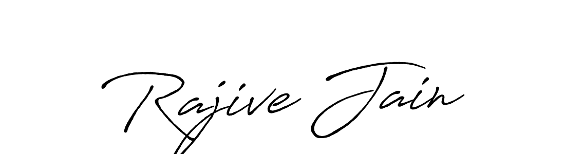 The best way (Antro_Vectra_Bolder) to make a short signature is to pick only two or three words in your name. The name Rajive Jain include a total of six letters. For converting this name. Rajive Jain signature style 7 images and pictures png