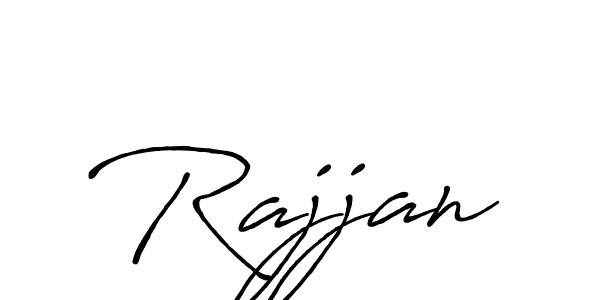 It looks lik you need a new signature style for name Rajjan. Design unique handwritten (Antro_Vectra_Bolder) signature with our free signature maker in just a few clicks. Rajjan signature style 7 images and pictures png