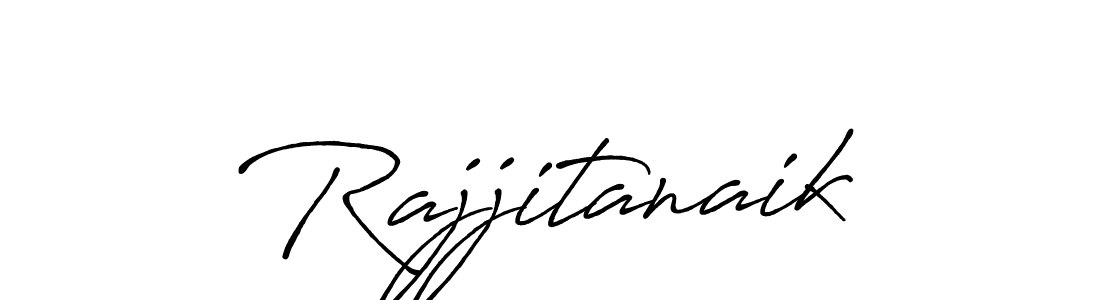 Create a beautiful signature design for name Rajjitanaik. With this signature (Antro_Vectra_Bolder) fonts, you can make a handwritten signature for free. Rajjitanaik signature style 7 images and pictures png