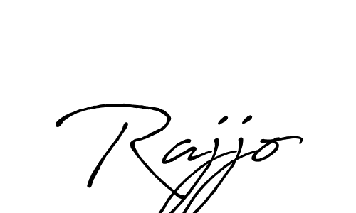 Design your own signature with our free online signature maker. With this signature software, you can create a handwritten (Antro_Vectra_Bolder) signature for name Rajjo. Rajjo signature style 7 images and pictures png