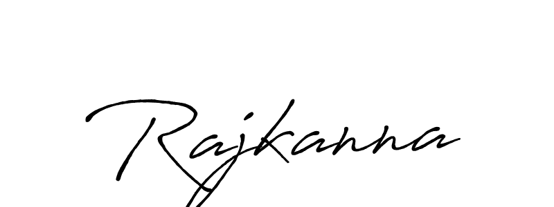 Create a beautiful signature design for name Rajkanna. With this signature (Antro_Vectra_Bolder) fonts, you can make a handwritten signature for free. Rajkanna signature style 7 images and pictures png