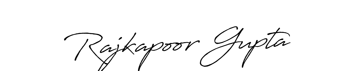 Use a signature maker to create a handwritten signature online. With this signature software, you can design (Antro_Vectra_Bolder) your own signature for name Rajkapoor Gupta. Rajkapoor Gupta signature style 7 images and pictures png