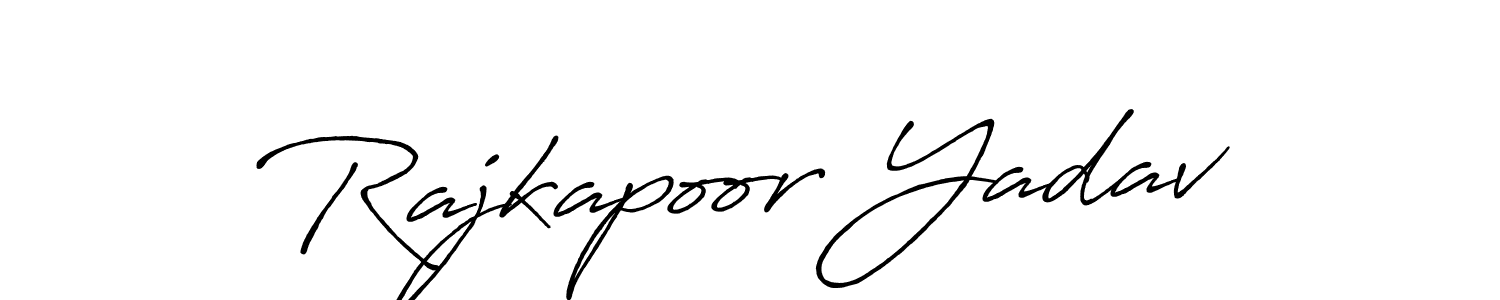 Design your own signature with our free online signature maker. With this signature software, you can create a handwritten (Antro_Vectra_Bolder) signature for name Rajkapoor Yadav. Rajkapoor Yadav signature style 7 images and pictures png