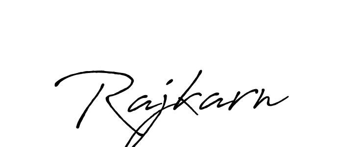 Make a beautiful signature design for name Rajkarn. With this signature (Antro_Vectra_Bolder) style, you can create a handwritten signature for free. Rajkarn signature style 7 images and pictures png