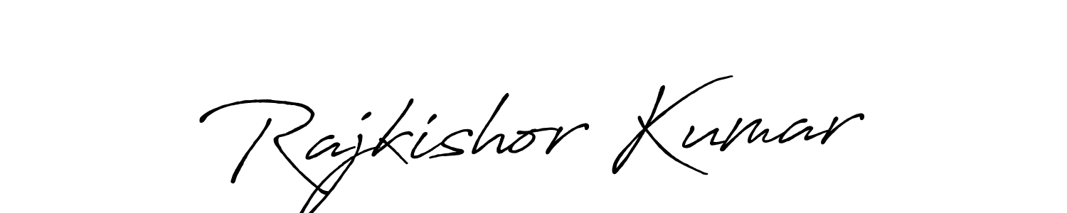 Make a short Rajkishor Kumar signature style. Manage your documents anywhere anytime using Antro_Vectra_Bolder. Create and add eSignatures, submit forms, share and send files easily. Rajkishor Kumar signature style 7 images and pictures png