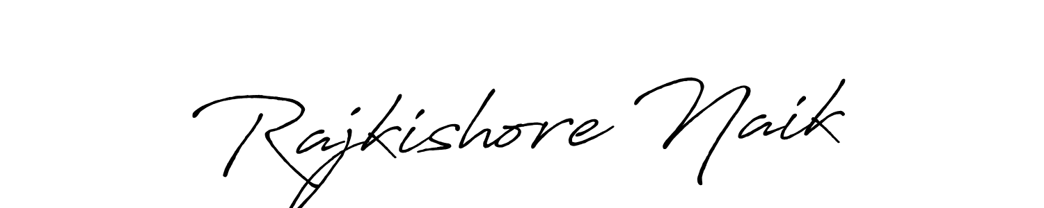 How to make Rajkishore Naik signature? Antro_Vectra_Bolder is a professional autograph style. Create handwritten signature for Rajkishore Naik name. Rajkishore Naik signature style 7 images and pictures png