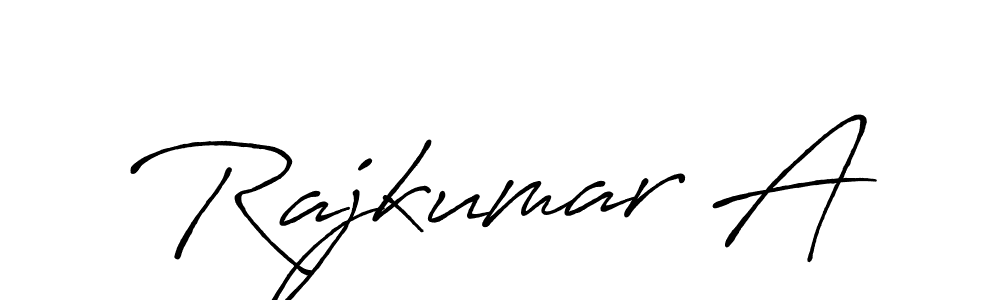 Also we have Rajkumar A name is the best signature style. Create professional handwritten signature collection using Antro_Vectra_Bolder autograph style. Rajkumar A signature style 7 images and pictures png