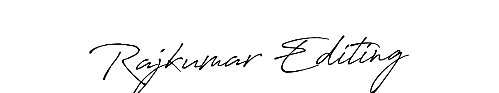 Make a beautiful signature design for name Rajkumar Editing. Use this online signature maker to create a handwritten signature for free. Rajkumar Editing signature style 7 images and pictures png