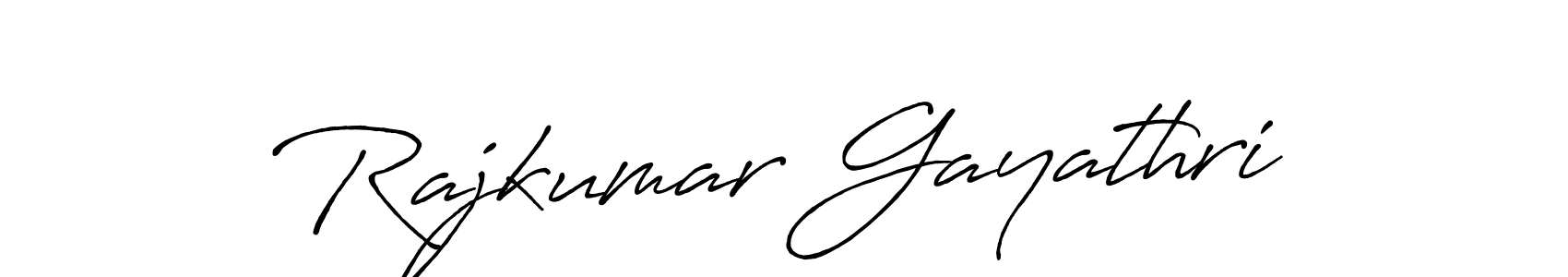 Design your own signature with our free online signature maker. With this signature software, you can create a handwritten (Antro_Vectra_Bolder) signature for name Rajkumar Gayathri. Rajkumar Gayathri signature style 7 images and pictures png