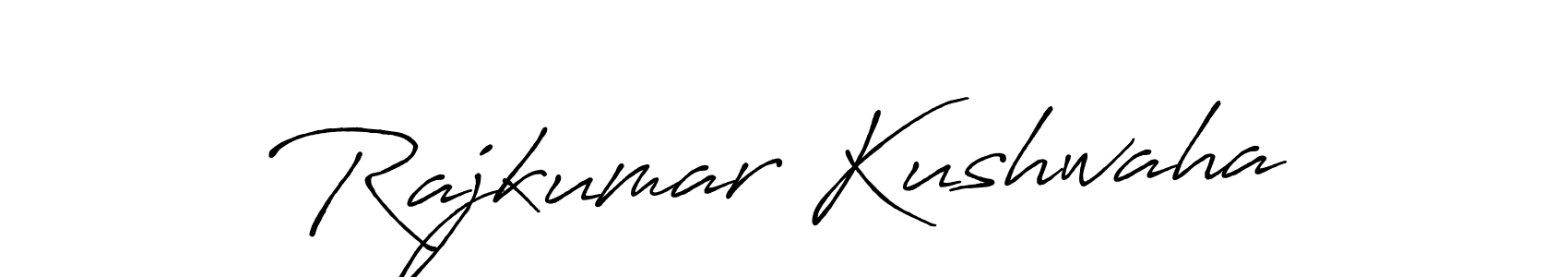 Make a beautiful signature design for name Rajkumar Kushwaha. With this signature (Antro_Vectra_Bolder) style, you can create a handwritten signature for free. Rajkumar Kushwaha signature style 7 images and pictures png