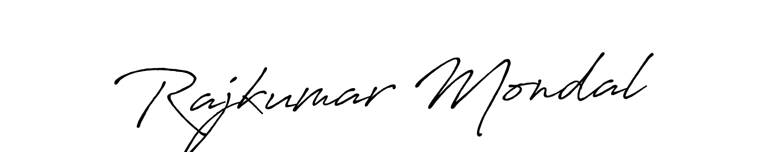 How to make Rajkumar Mondal signature? Antro_Vectra_Bolder is a professional autograph style. Create handwritten signature for Rajkumar Mondal name. Rajkumar Mondal signature style 7 images and pictures png