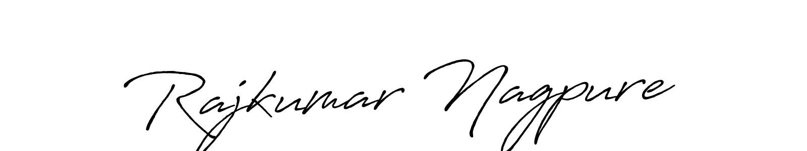 How to Draw Rajkumar Nagpure signature style? Antro_Vectra_Bolder is a latest design signature styles for name Rajkumar Nagpure. Rajkumar Nagpure signature style 7 images and pictures png