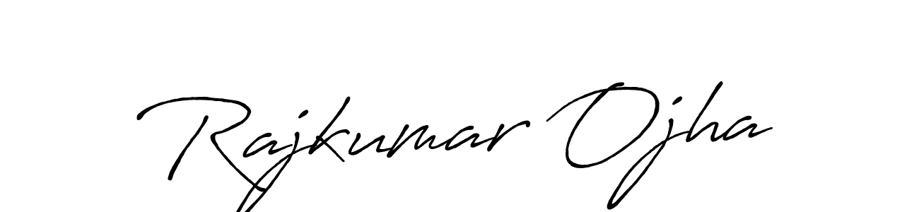 Use a signature maker to create a handwritten signature online. With this signature software, you can design (Antro_Vectra_Bolder) your own signature for name Rajkumar Ojha. Rajkumar Ojha signature style 7 images and pictures png