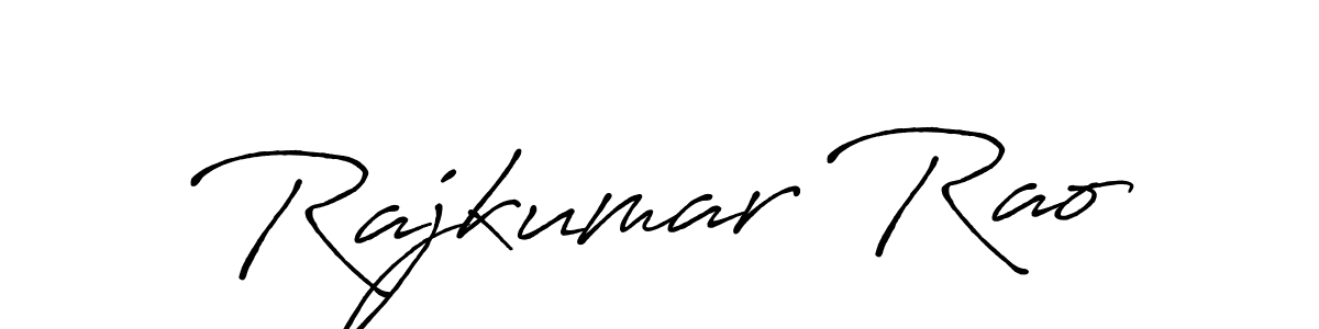 Create a beautiful signature design for name Rajkumar Rao. With this signature (Antro_Vectra_Bolder) fonts, you can make a handwritten signature for free. Rajkumar Rao signature style 7 images and pictures png