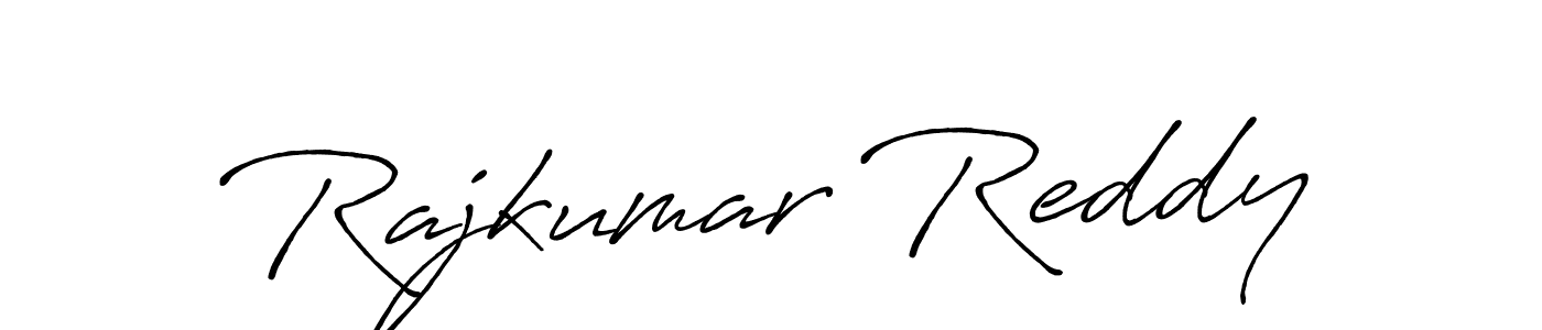Antro_Vectra_Bolder is a professional signature style that is perfect for those who want to add a touch of class to their signature. It is also a great choice for those who want to make their signature more unique. Get Rajkumar Reddy name to fancy signature for free. Rajkumar Reddy signature style 7 images and pictures png