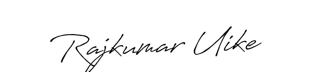 Also You can easily find your signature by using the search form. We will create Rajkumar Uike name handwritten signature images for you free of cost using Antro_Vectra_Bolder sign style. Rajkumar Uike signature style 7 images and pictures png