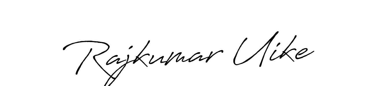 Also we have Rajkumar Uike name is the best signature style. Create professional handwritten signature collection using Antro_Vectra_Bolder autograph style. Rajkumar Uike signature style 7 images and pictures png