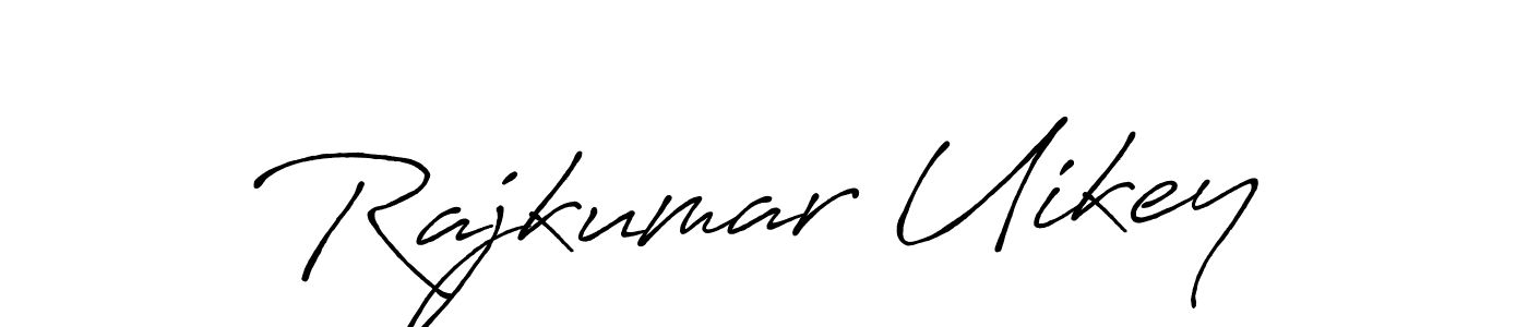 The best way (Antro_Vectra_Bolder) to make a short signature is to pick only two or three words in your name. The name Rajkumar Uikey include a total of six letters. For converting this name. Rajkumar Uikey signature style 7 images and pictures png