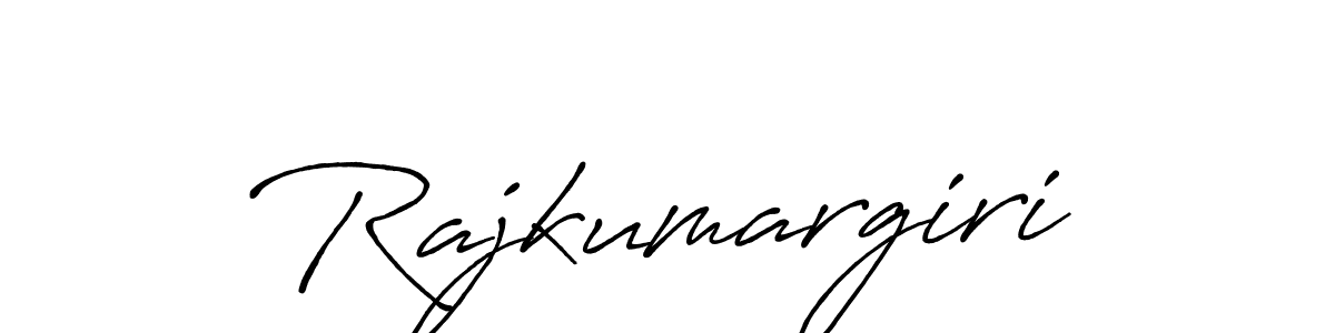 Create a beautiful signature design for name Rajkumargiri. With this signature (Antro_Vectra_Bolder) fonts, you can make a handwritten signature for free. Rajkumargiri signature style 7 images and pictures png