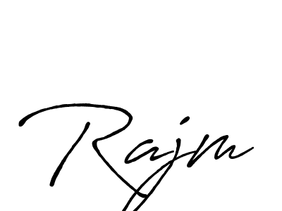 Also we have Rajm name is the best signature style. Create professional handwritten signature collection using Antro_Vectra_Bolder autograph style. Rajm signature style 7 images and pictures png