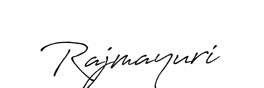 Create a beautiful signature design for name Rajmayuri. With this signature (Antro_Vectra_Bolder) fonts, you can make a handwritten signature for free. Rajmayuri signature style 7 images and pictures png