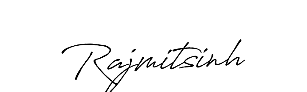 How to make Rajmitsinh signature? Antro_Vectra_Bolder is a professional autograph style. Create handwritten signature for Rajmitsinh name. Rajmitsinh signature style 7 images and pictures png