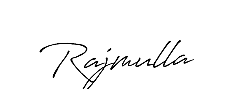 How to make Rajmulla name signature. Use Antro_Vectra_Bolder style for creating short signs online. This is the latest handwritten sign. Rajmulla signature style 7 images and pictures png