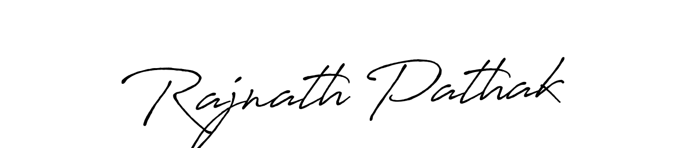 Antro_Vectra_Bolder is a professional signature style that is perfect for those who want to add a touch of class to their signature. It is also a great choice for those who want to make their signature more unique. Get Rajnath Pathak name to fancy signature for free. Rajnath Pathak signature style 7 images and pictures png