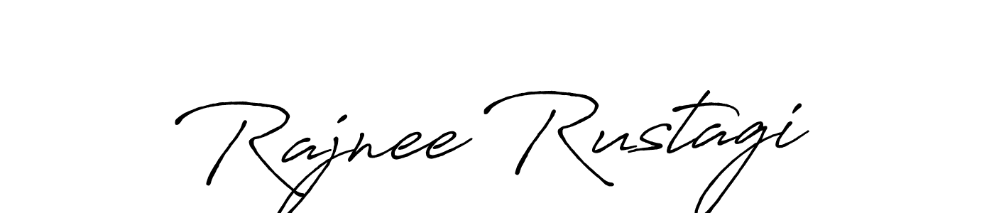 Similarly Antro_Vectra_Bolder is the best handwritten signature design. Signature creator online .You can use it as an online autograph creator for name Rajnee Rustagi. Rajnee Rustagi signature style 7 images and pictures png