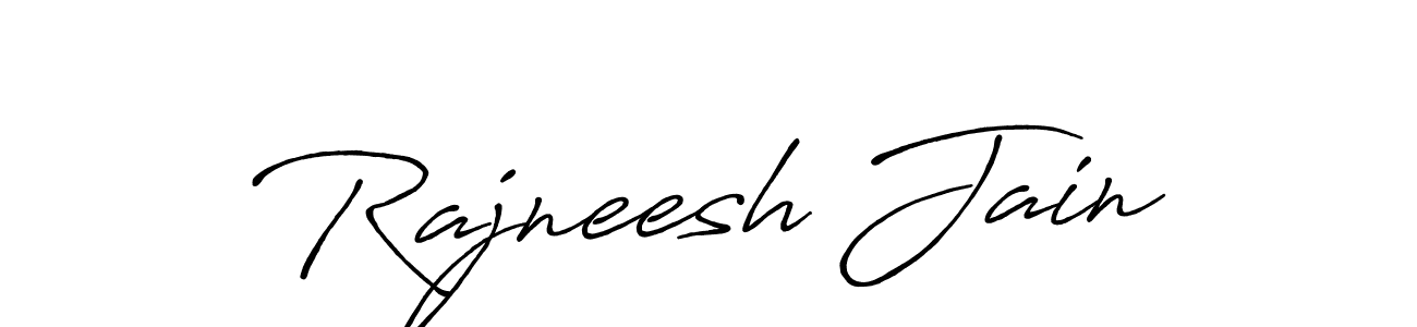 How to make Rajneesh Jain signature? Antro_Vectra_Bolder is a professional autograph style. Create handwritten signature for Rajneesh Jain name. Rajneesh Jain signature style 7 images and pictures png