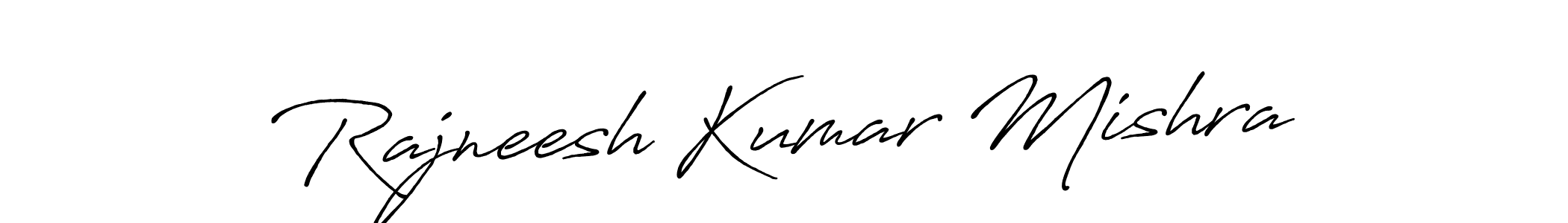 Also we have Rajneesh Kumar Mishra name is the best signature style. Create professional handwritten signature collection using Antro_Vectra_Bolder autograph style. Rajneesh Kumar Mishra signature style 7 images and pictures png