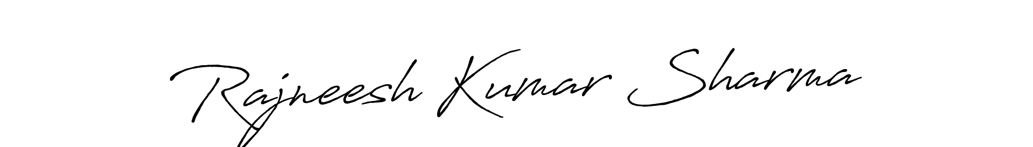 if you are searching for the best signature style for your name Rajneesh Kumar Sharma. so please give up your signature search. here we have designed multiple signature styles  using Antro_Vectra_Bolder. Rajneesh Kumar Sharma signature style 7 images and pictures png