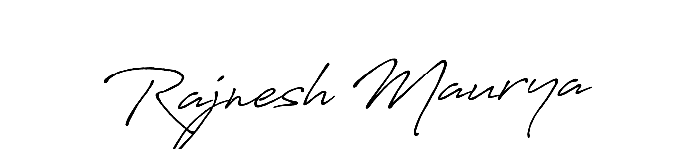 The best way (Antro_Vectra_Bolder) to make a short signature is to pick only two or three words in your name. The name Rajnesh Maurya include a total of six letters. For converting this name. Rajnesh Maurya signature style 7 images and pictures png