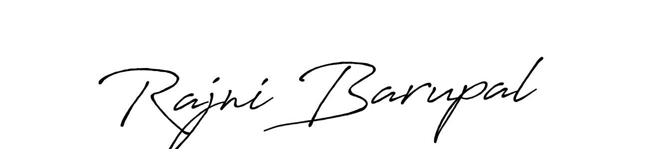 Rajni Barupal stylish signature style. Best Handwritten Sign (Antro_Vectra_Bolder) for my name. Handwritten Signature Collection Ideas for my name Rajni Barupal. Rajni Barupal signature style 7 images and pictures png