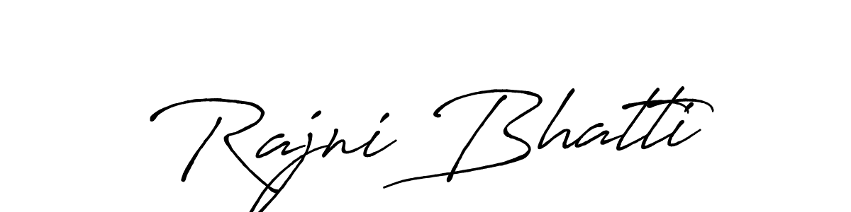 How to Draw Rajni Bhatti signature style? Antro_Vectra_Bolder is a latest design signature styles for name Rajni Bhatti. Rajni Bhatti signature style 7 images and pictures png