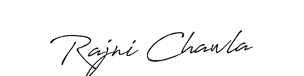 Rajni Chawla stylish signature style. Best Handwritten Sign (Antro_Vectra_Bolder) for my name. Handwritten Signature Collection Ideas for my name Rajni Chawla. Rajni Chawla signature style 7 images and pictures png