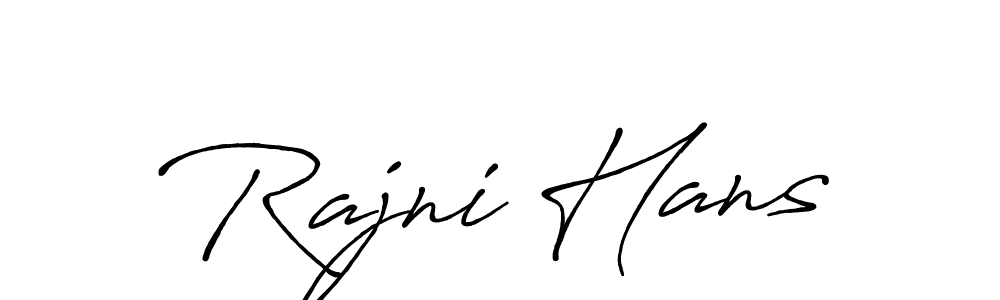 Also You can easily find your signature by using the search form. We will create Rajni Hans name handwritten signature images for you free of cost using Antro_Vectra_Bolder sign style. Rajni Hans signature style 7 images and pictures png